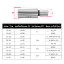 C6 C8 C10 C12 C16 C20 B10 B12 B16 B18 B22 Straight Shank Drill Chuck Connecting Rod Milling Machine Tie Rod Drill Chuck Adapter