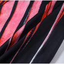 Holiday Loose Striped Long Dress Women Halter Batwing Sleeve Backless Lace Up Chic Party Dresses 2026 Summer Vacation Beach Robe