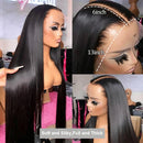 The Mirrorline | 40-Inch Bone Straight HD Lace Front Wig, Brazilian Remy