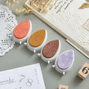 DIY Creative Water Drop Inkpad Inkpads Scrapbooking Oil Rubber Stamps Ink Pad Shape Kwaii Wedding Book Decoration