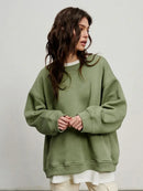 Wolfeel Oversized Hoodies & Sweatshirts for Women Autumn Winter Thick Warm Fleece Sweatshirt Girls Streetwear Loose Pullovers