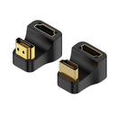 超高清 8K@60HZ 高清电视 2.1 适配器 360 度 U 形弯头公对母 HDMI 兼容适配器转换器，适用于高清电视 PS4 PS5 笔记本电脑