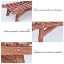 Large 3 Tier Step Plant Stand Wood Ladder Shelf Garden Display for Patio Indoor Outdoor Flower Pot Shelf