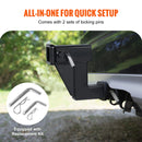 VEVOR Trailer Hitch Riser for 2" Receiver Extender Extension Adapter 4000 lbs Max Towing Capacity Hitch Pins Included Black