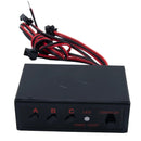 4 Ways LED Strobe Flash Light Flasher Controller Box 12V Car Strobe Lights Vehicle Front Grille Flashing Lights Bar