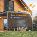 Shade Cloth 90% Sun Shade Fabric Privacy Screen Shade Cover with Grommets Patio Canopy Shade Net for Garden Outdoor Pergola