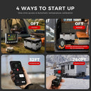 Sunster TB10pro 8KW 便携式柴油驻车加热器 12V/24V/220V 带蓝牙APP/通风模式/CO监测 适用于汽车房车露营车家用
