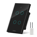 WiFi EU Interruptor De Luz Inteligente 120 Tipo Painel De Toque De Parede Sem Neutro interuptor inteligentes wifi switch