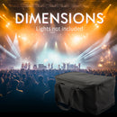 Datewink 4PCS Flat Par Lights With Bag 36LEDs RGB Stage Lighting Effect DMX512 For DJ Disco Karaoke Wedding Party Club Christmas