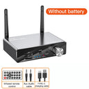 Bluetooth Transmitter Receiver BT5.3 Stereo Low Latency AUX 3.5mm Optical Wireless Music Audio Adapter Remote Control For TV PC