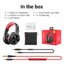 Oneodio A71 Deep Bass Studio Headphones Wired Hi-Res Headset with Microphone Stereo Sound Headset For DJ Mixing Audio Recording
