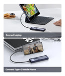 UGREEN M.2 NVMe/SATA SSD Enclosure 20Gbps USB-C 3.2 Gen2 External Enclosure Supports M and B&M Keys 2280 SSD Aluminum Shell
