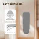 Foldable Wall Mounted Rotating Ironing Board Easy Installation Space Saver Gray