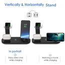 7 in 1 Wireless Charger Stand Pad For iPhone 17 16 15 14 13 12 Apple Watch Airpods Pro iWatch 8 7 6  Fast Charging Dock Station