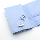 Men's Bat Cuff Links Novelty Superheroes Design Silver Color Quality Copper Cufflinks Wholesale & Retail