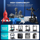 JAYO 3D Filament PLA +/PETG/PLA 1.75MM +/- 0.02MM 6Rolls Coloful Neatly Wound 3D Printing Material For 3D Printer&Pen 1.1KG/ROLL