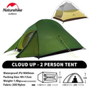 Naturehike Upgraded Cloud Up 2 Person Tent Outdoor Camping Tent Ultralight Waterproof Tent Free Standing Hiking Backpacking Tent
