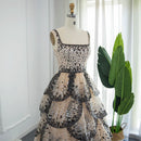 Sharon Said Luxury Dubai Evening Dresses 2024 Tiered Ruffles Sparkly Sequin for Party Dress Gala Formal Gowns SS243 Customized