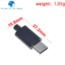 1Set/5Set Type-C Mirco USB Connectors Male Jack Tail Plug Electric Terminals Conector Case Phone