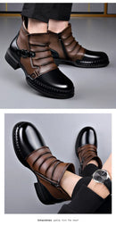 The Iron Archive | Men's Retro Zipper Ankle Boots