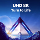超高清 8K@60HZ 高清电视 2.1 适配器 360 度 U 形弯头公对母 HDMI 兼容适配器转换器，适用于高清电视 PS4 PS5 笔记本电脑