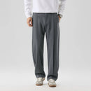 2024 New Autumn Casual Suit Pants  Korean Men's Pants Straight Loose Sweatpants Soft Wide Leg Long Baggy Business Trousers