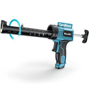 Seesii Electric Caulking Gun 10oz Cordless Caulking Gun w/ LED Light Labor Saving AA Battery Power Caulk Gun for Filling Sealing