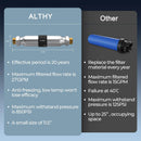 ALTHY AL-WS200 全屋净水阻垢器 软水系统 大流量 防水垢 防腐蚀 硬水