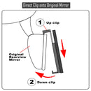 Universal Car Mirror Interior Rearview Mirrors Auto Rear View Mirror Anti-glare Wide-angle Surface Blue Mirror Auto Accessories