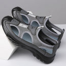 New Summer Sandals Breathable Men Shoes Mesh Outdoor Men Hollow Sandals Antiskid Beach Sandals Flats Footwear Zapatillas Hombre