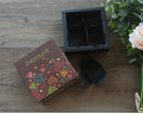 9*9*3.5CM Coloured Flags Heart 10 Set Chocolate Paper Box Valentine's Day Christmas Birthday Party Gifts Packing Boxes