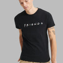 2022 Fashion Men New Summer O-Neck Short-Sleeve Shirt Friends Element Print T-Shirt Top Casual Loose Street Clothing Streetwear