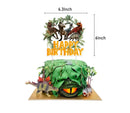 New Jurassic Dinosaur Theme Disposable Tableware Cup Plates Children's Birthday Party Dinosaur Latex Balloon Banner Decoration