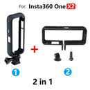 Insta360 X4 X3 ONE X2 精准开孔全保护外壳相机保护框，适用于 Insta360 ONE X2 X3 X4 全景相机