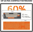 Wireless Mechanical Keyboard Hot-swappable Bluetooth Dual Mode Mini Keyboard Gaming Keyboard For Mens Gifts Mechanical Keyboard