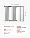 The Gatekeeper | 36-Inch Pressure-Mount Safety Gate for Babies and Dogs