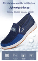 Men's  summer breathable mesh shoes, Oxford outsole, durable and non slip walking shoes, casual men's board shoes, work sandals