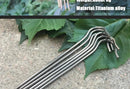 The Trail Anchor | Ultralight Titanium Alloy Tent Stakes (3.0 x 165mm)