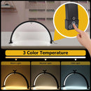 Half-moon beauty light, nail light with touch control, foldable portable lamp, LED fill light with phone holder