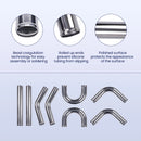 The Apex Flow | 2.5" Aluminum Intercooler Turbo Piping Kit — Mandrel-Bent, Anodized Blue