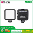 Ulanzi Mini Portable LED Video Light Triple Cold Shoe Rechargeable Vlog Fill Light Photography Lighting Tripod Kit CRI95+