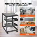 SucceBuy Open Frame Server Rack 12U/15U/20U Floor Standing or Wall Mounted with Adjustable Depth for Microdata Center Office Use