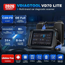 VDIAGTOOL VD70 Lite OBD Scanner Car Diagnostic Tools Automotive Scanner With Key Programming 31+ Reset DOIP CANFD Free Updates