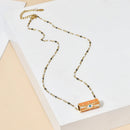 ZMZY Thin Stainless Steel Chain Boho Charm Turkish Eye Multi Color Necklace Evil Eye Pendant Necklace for Women Girls Jewelry