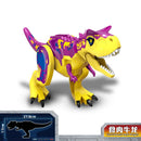 Jurassic Dinosaur Park Dinos World Building Blocks Animals Tyrannosaurus Rex Indominus I-Rex Blue Figures Triceratops Toys