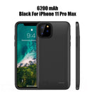 品证 6200毫安电池充电壳适用于iPhone 6 6S 7 8 Plus 充电壳适用于iPhone X XR Xs Max 便携式移动电源充电器