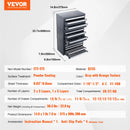 SucceBuy Drill Bit Dispenser Cabinet Three-Drawer Drill Bit Organizer Cabinet Steel Drill Dispenser Organizer Cabinet Storage