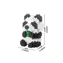 Parrot Puzzle Assembly Building Blocks Toys Animal Series 3D Model Micro Mini Diamond Brick Children Toy Pig Panda Hamster Snail