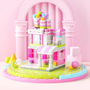 DIY Architecture Store Street View Food House Building Blocks Kit Girls Bricks Classic Movie Model Kids Toys For Children
