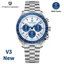 PAGANI DESIGN 2024 New AK Project Men's Watches Luxury Quartz Wrist Watch For Men AR Sapphire Speed Chronograph Automatic Date